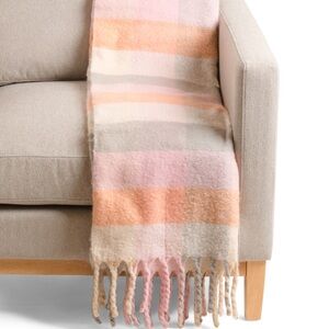 MARTHA STEWART 50” x 70” Sienna Faux Mohair Throw